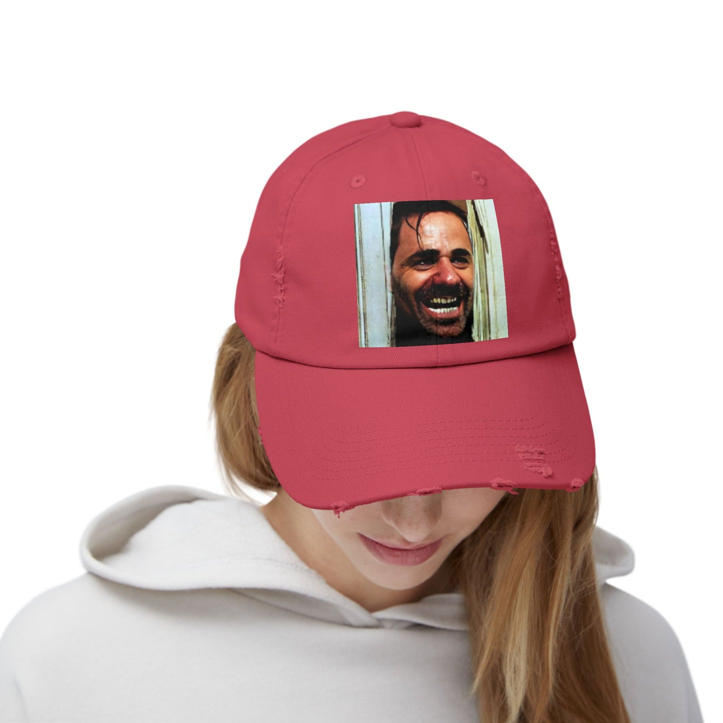 Distressed Hyena Attack Cap