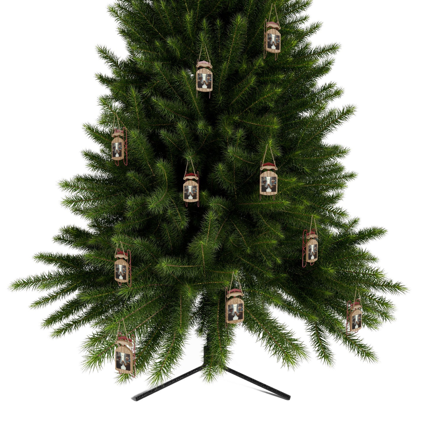 Snowstorm Sled Ornament