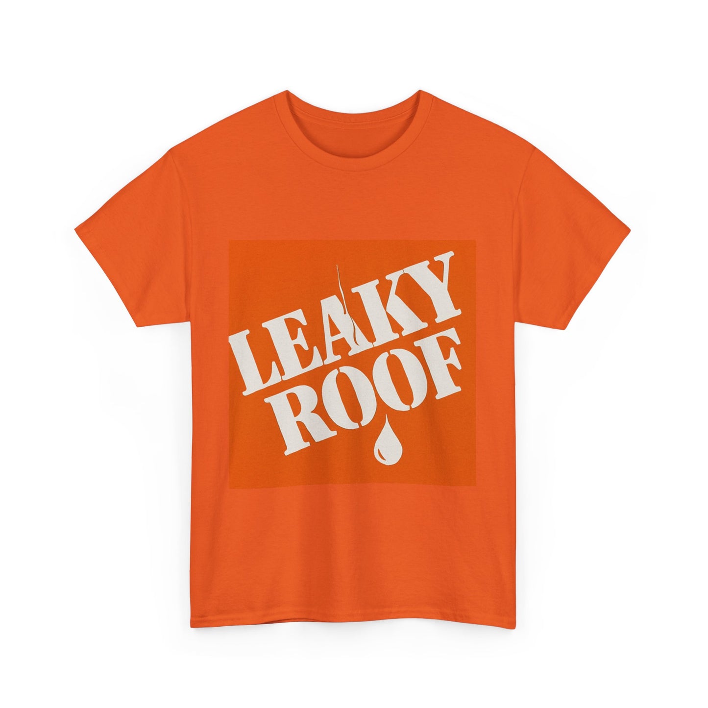 Leaky Roof Orange Tee