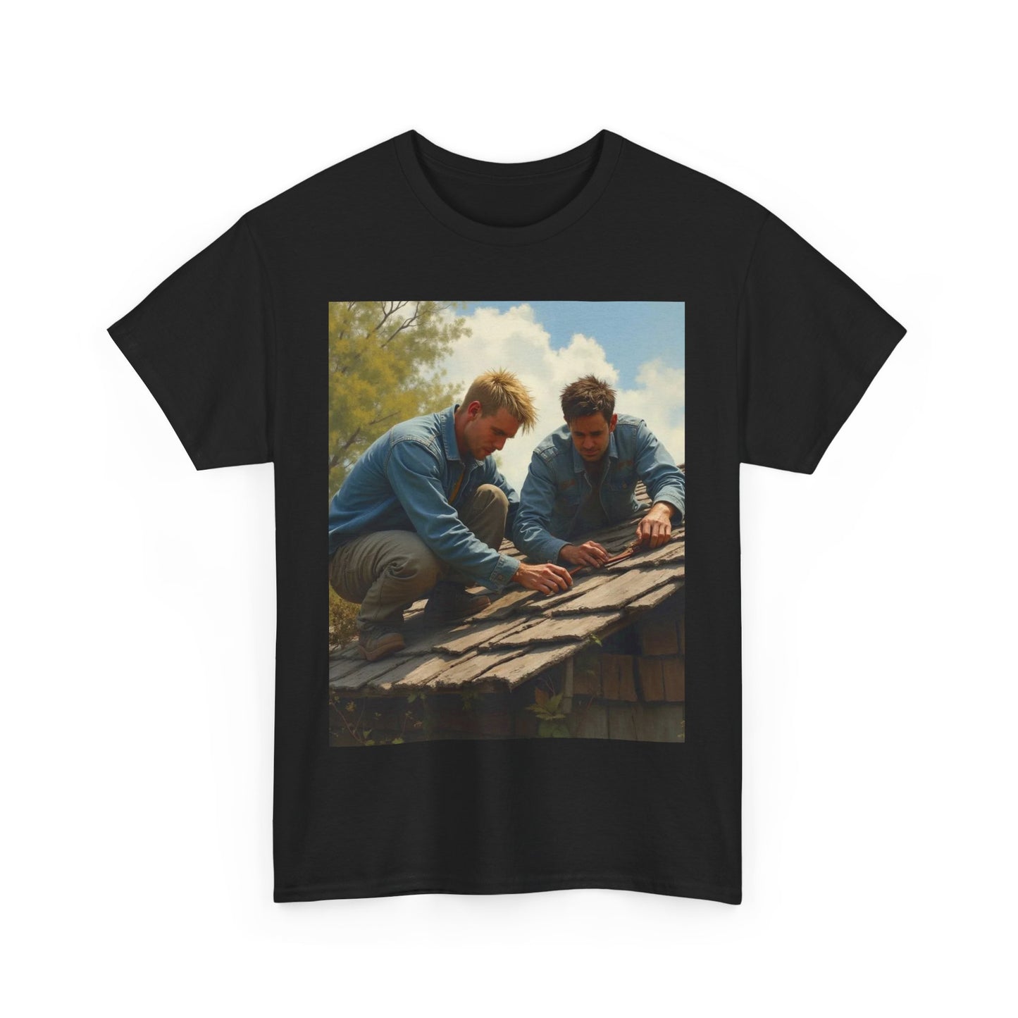 Roof Repair "Boys in Blue" Tee