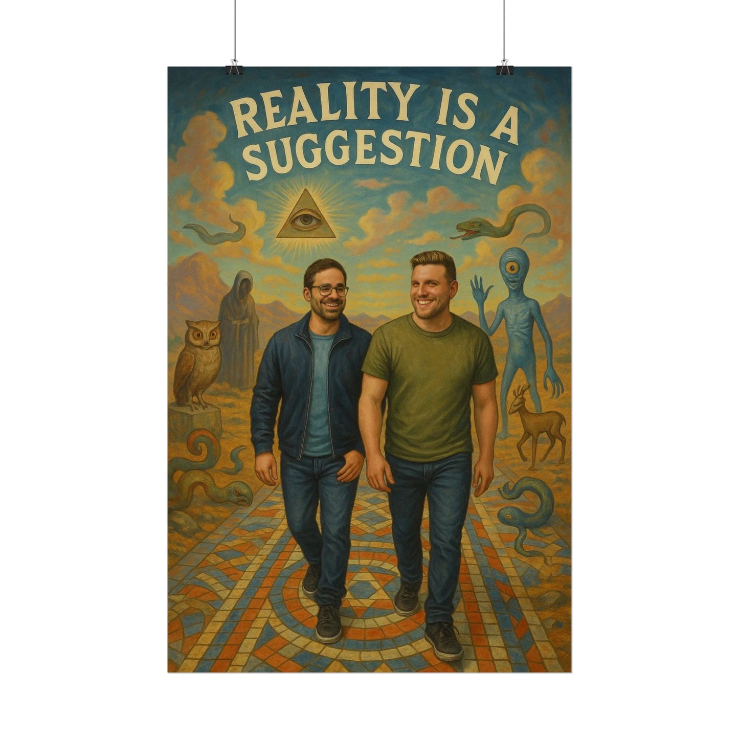 'Reality Is a Suggestion' Art Print for Living Space Decor