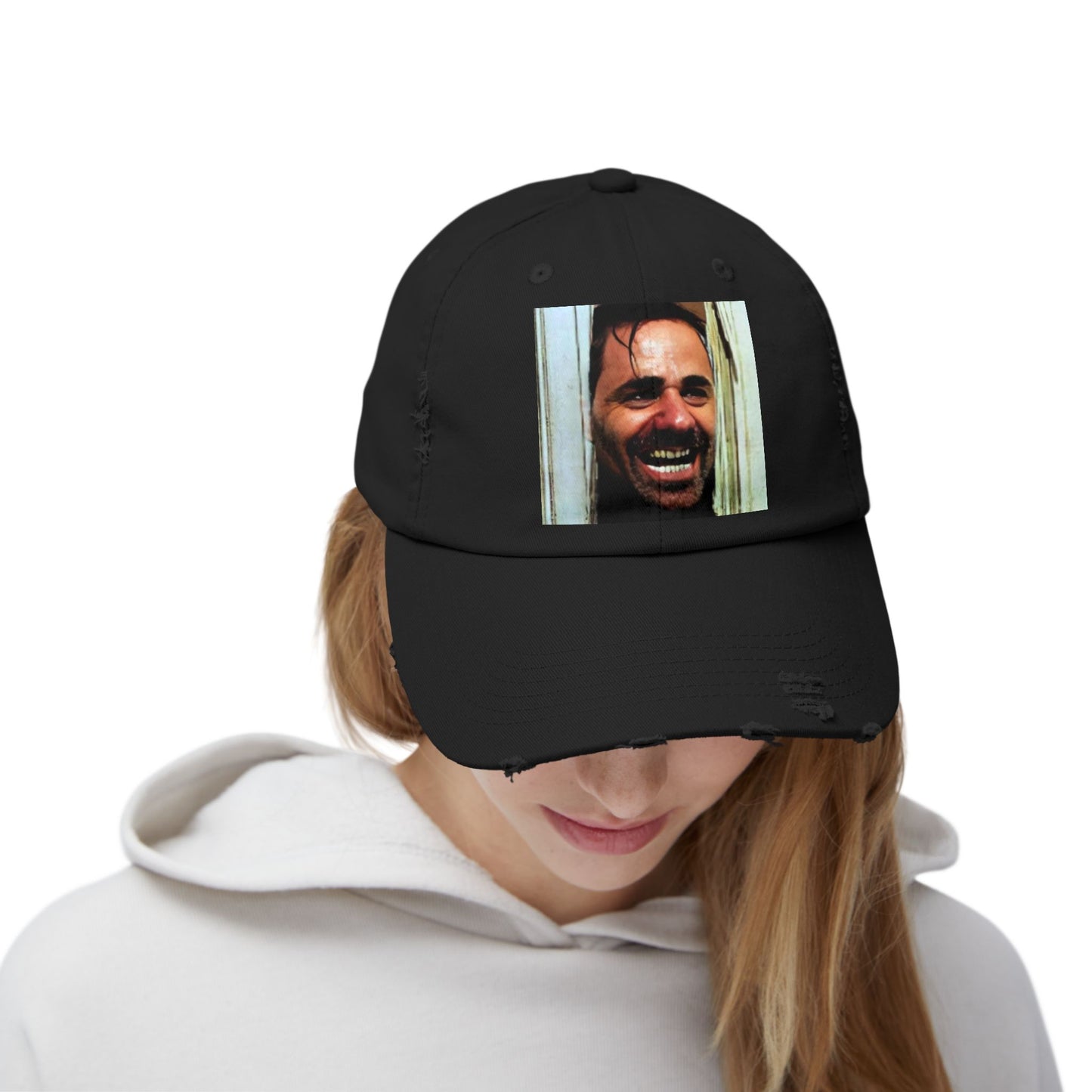 Distressed Hyena Attack Cap