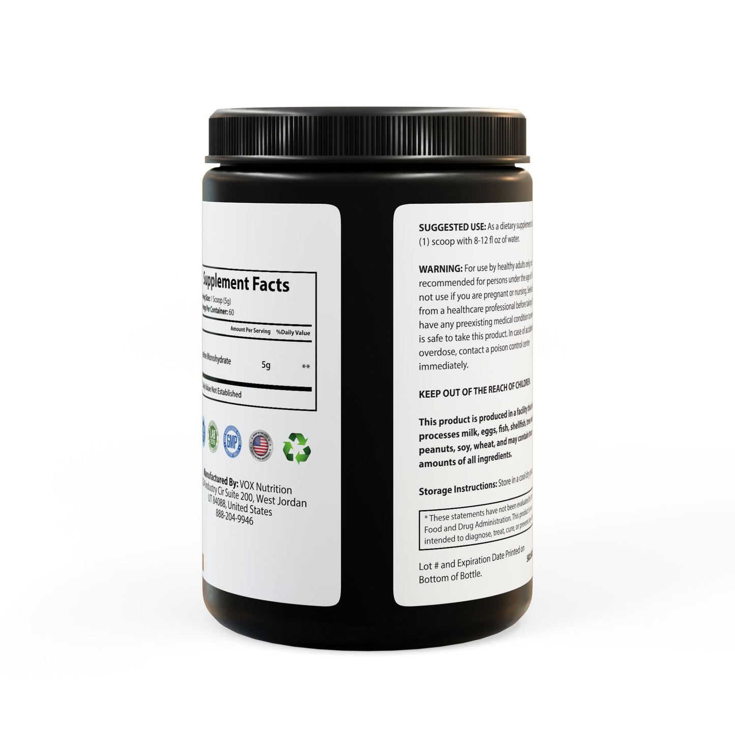 Creatine Monohyena Supplement (300g, 10.58oz)