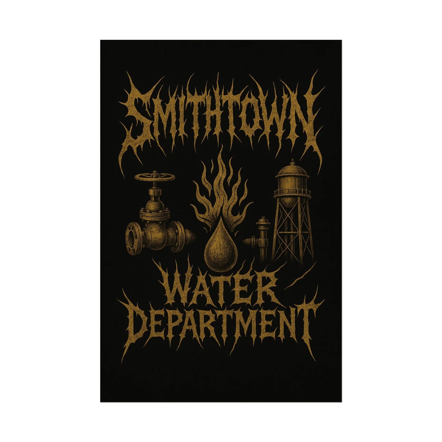 Smithtown Water Department Art Print Cuz!