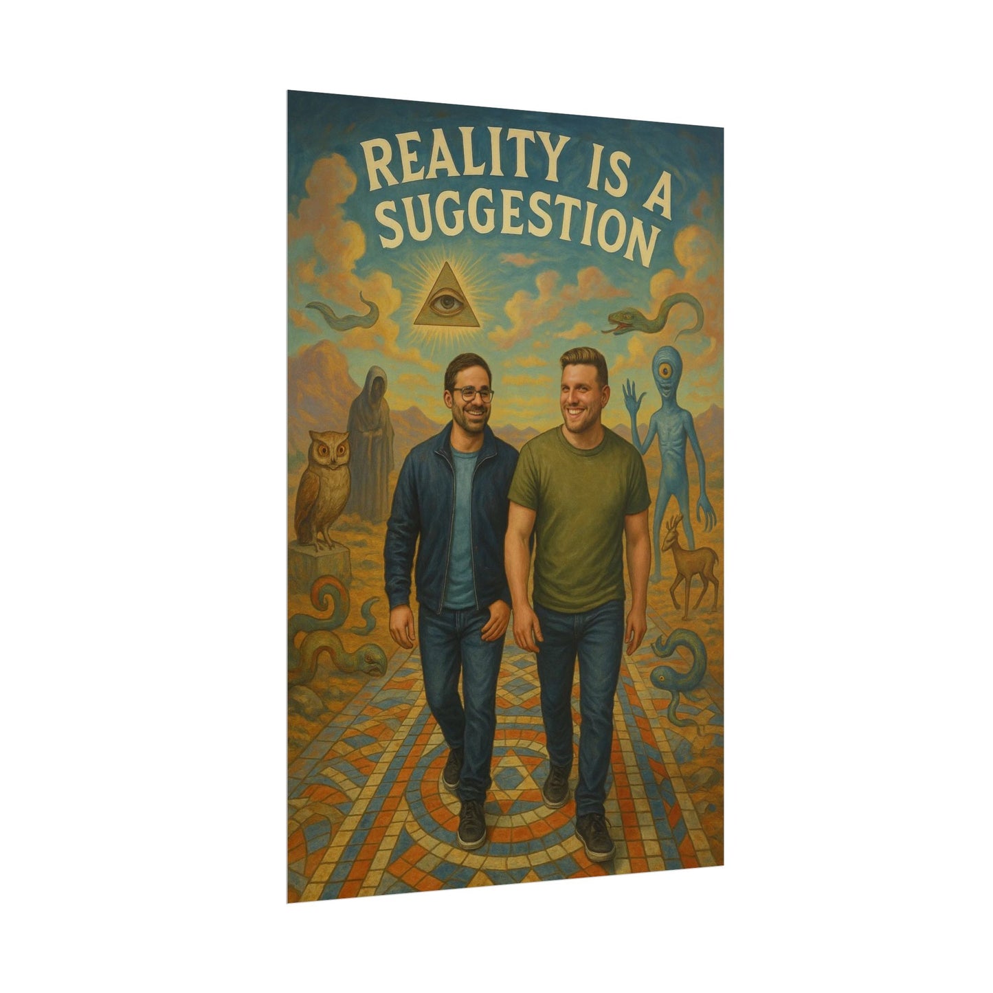 'Reality Is a Suggestion' Art Print for Living Space Decor