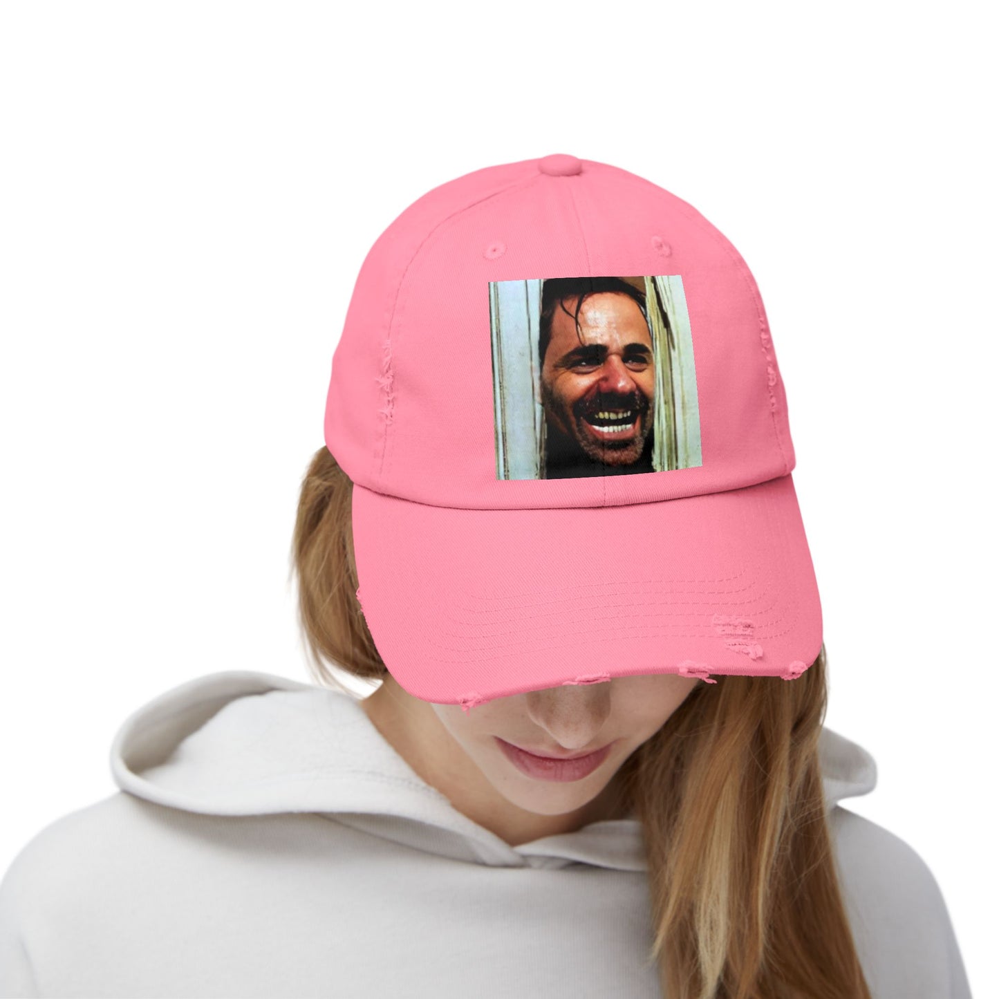 Distressed Hyena Attack Cap