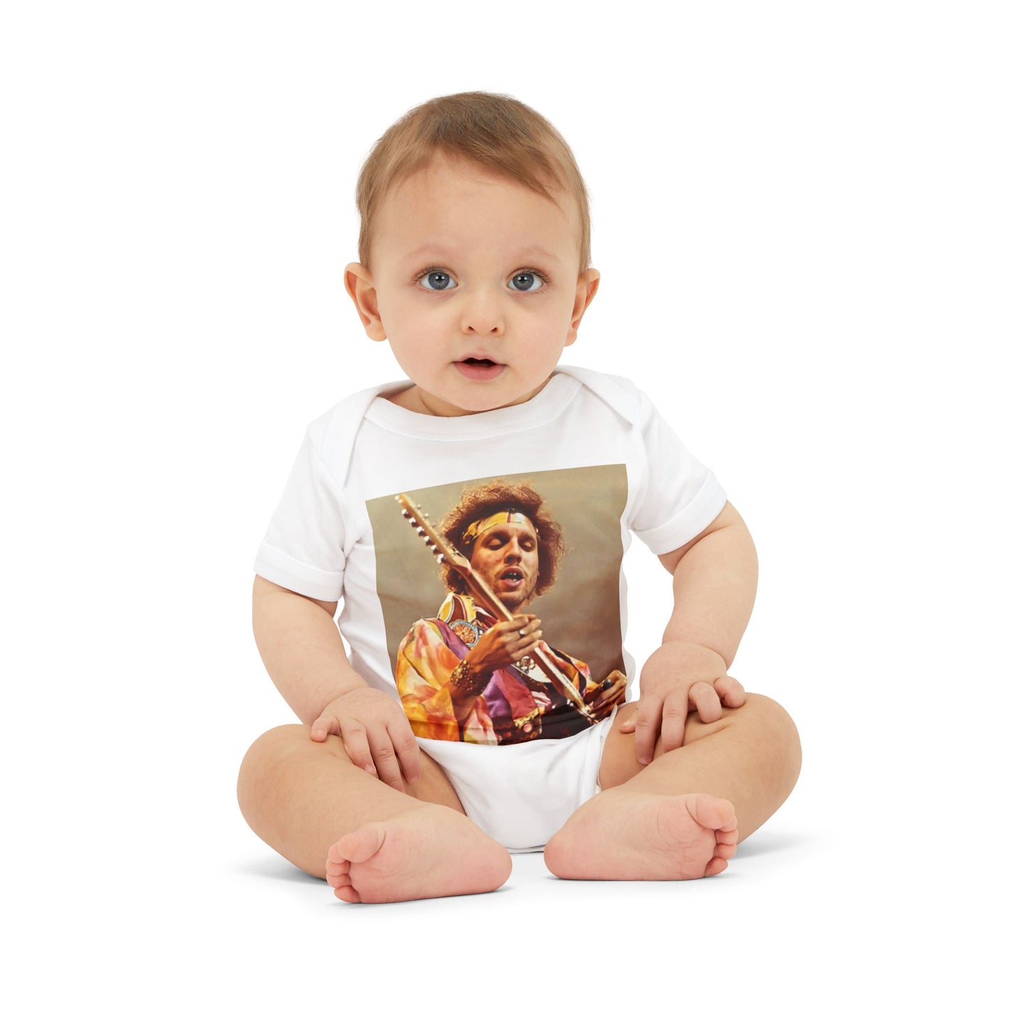Hyena Hendrix Baby Onesie