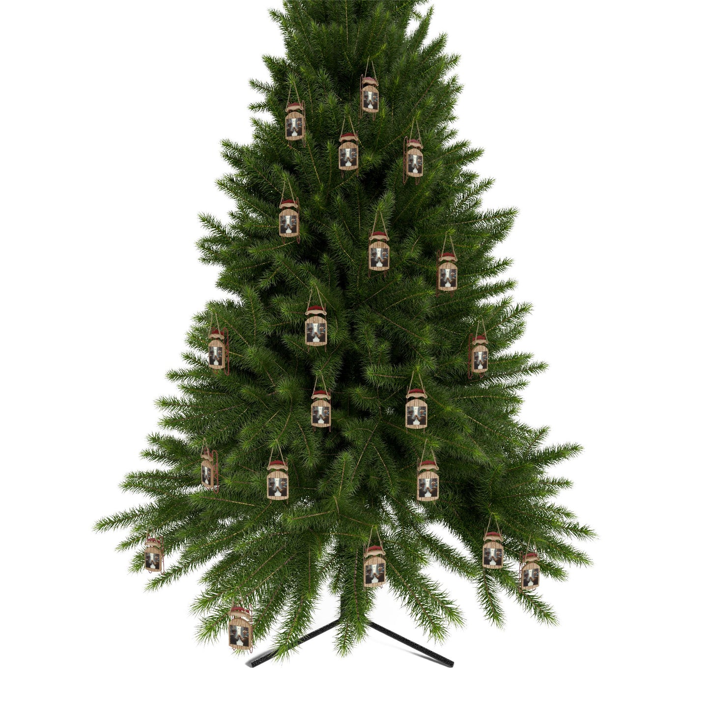 Snowstorm Sled Ornament