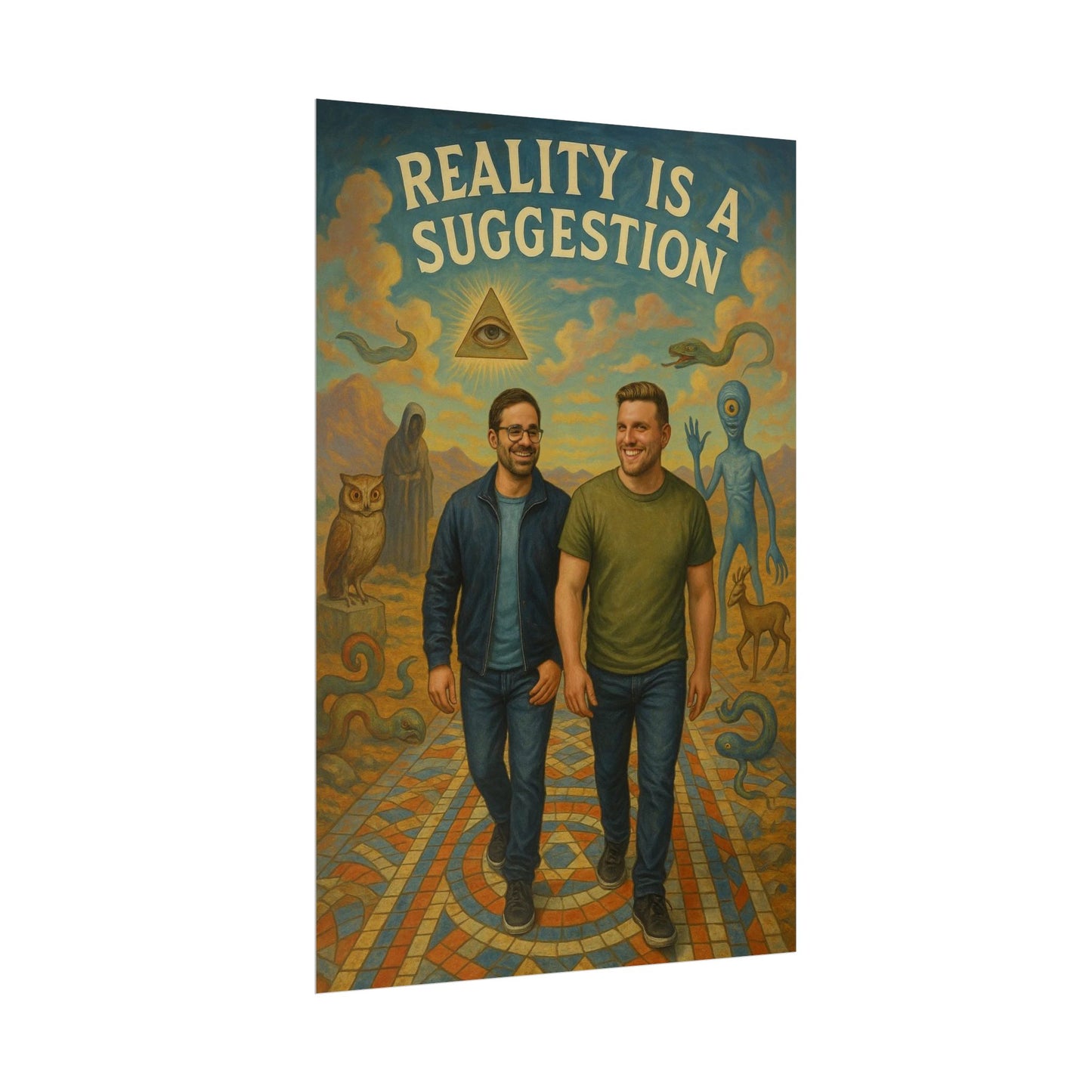 'Reality Is a Suggestion' Art Print for Living Space Decor