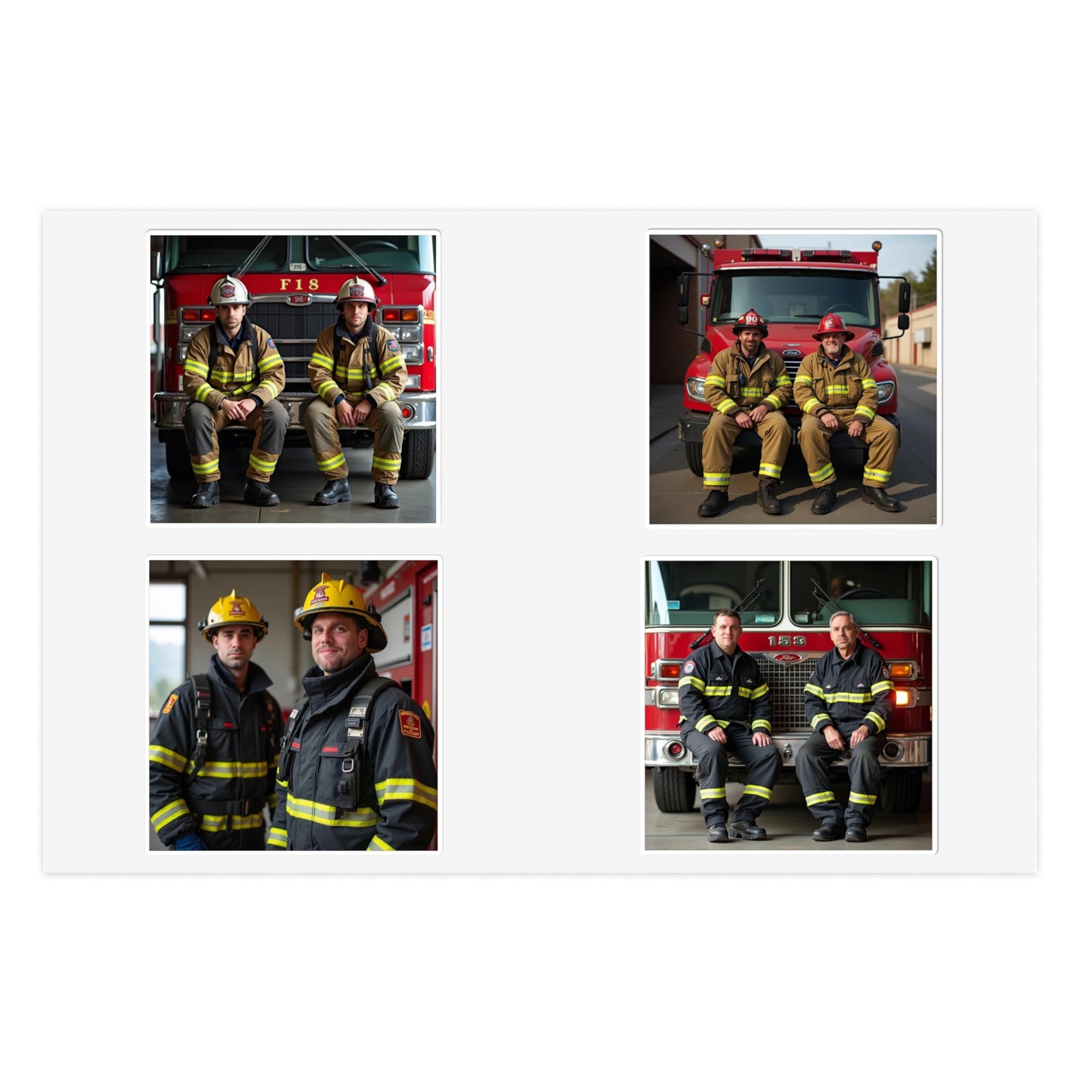 Firehouse 14 "Friendship" Sticker Set