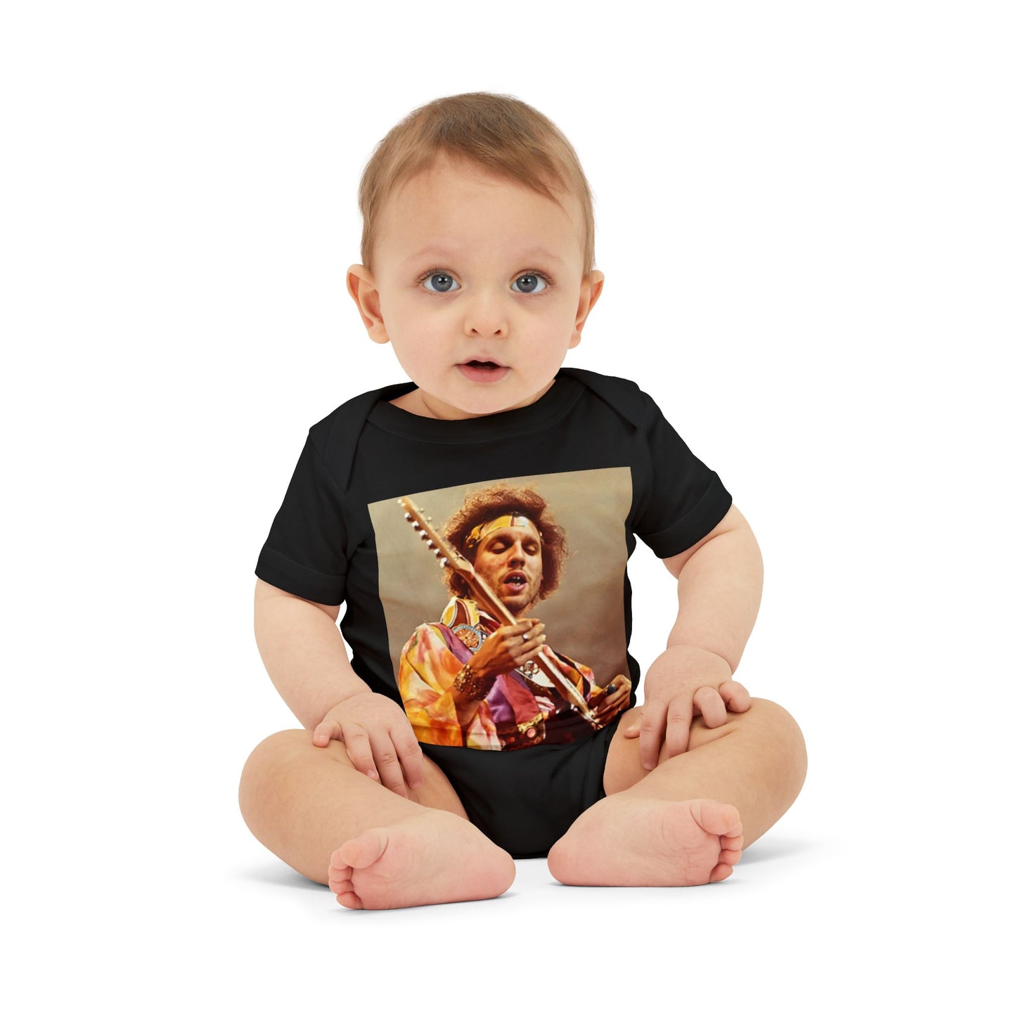 Hyena Hendrix Baby Onesie