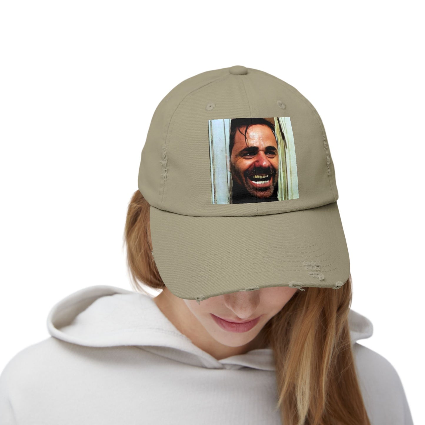 Distressed Hyena Attack Cap