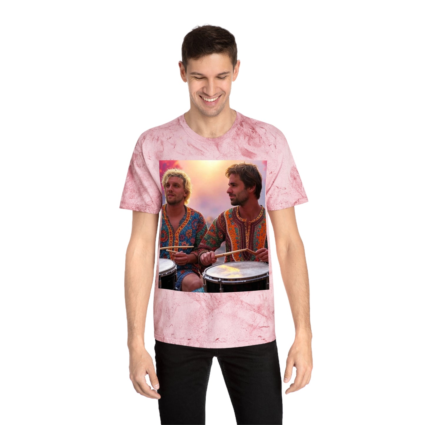 Color Blast Drum Circle Shirt
