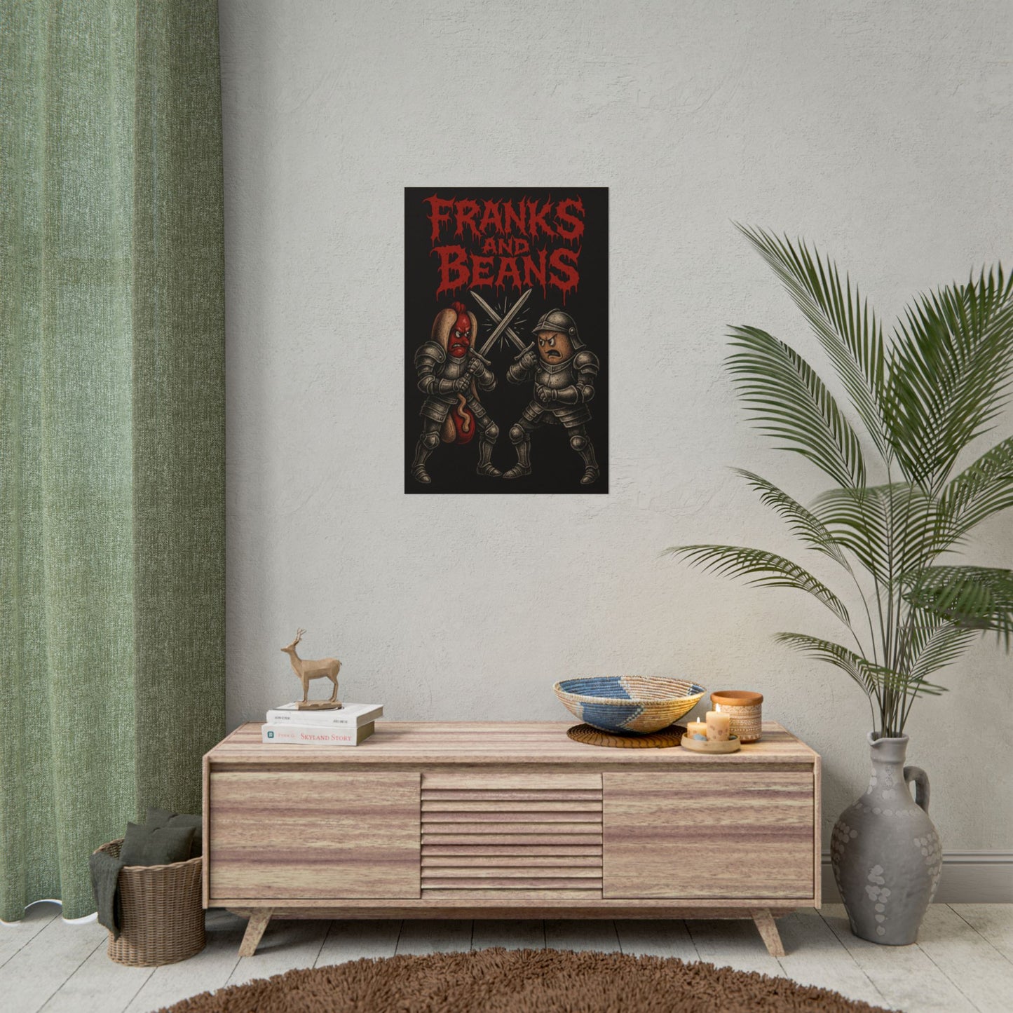 franks and beans poster