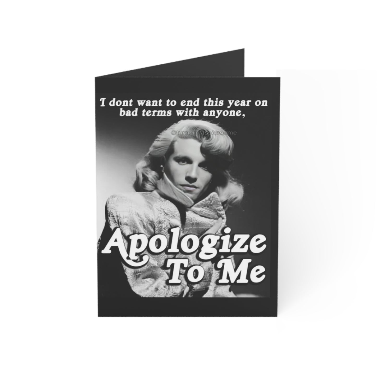 Apology Greeting Card