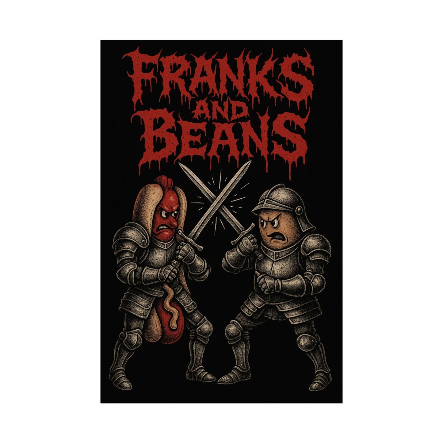 franks and beans poster