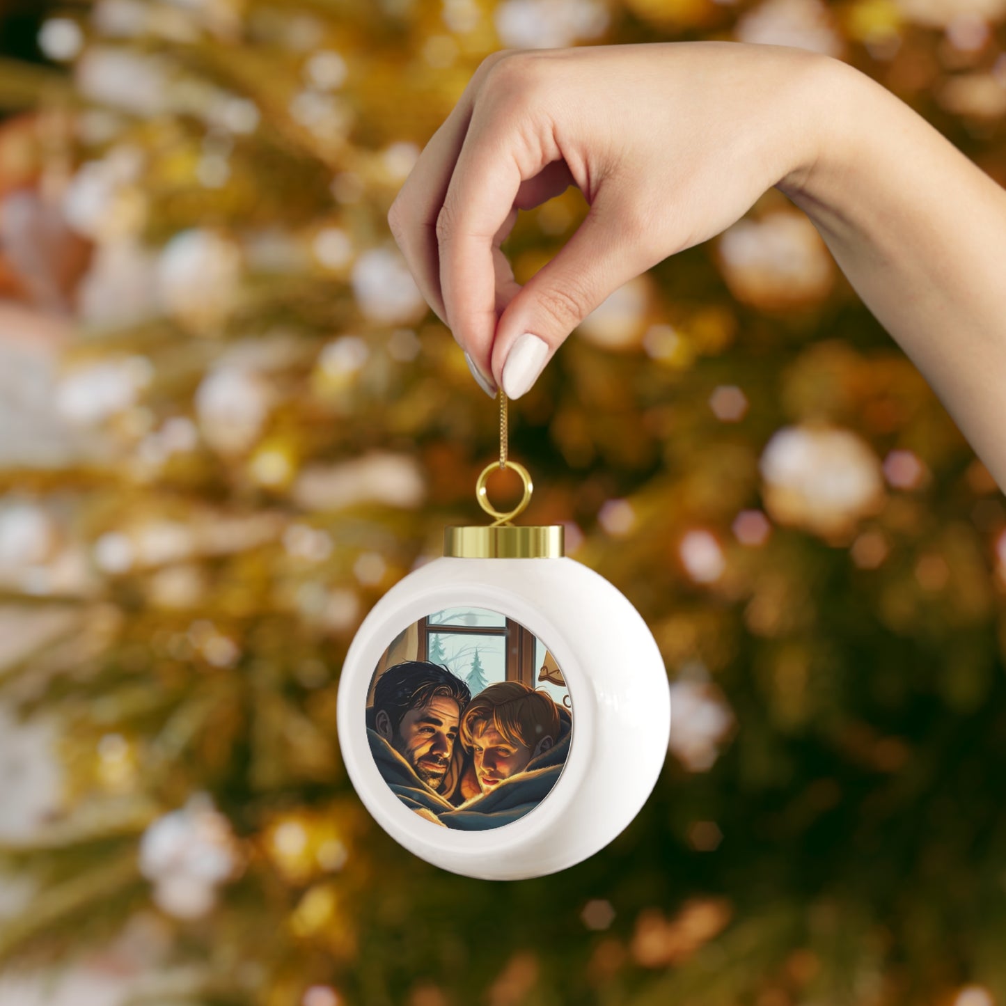 Cozy Christmas Ornament