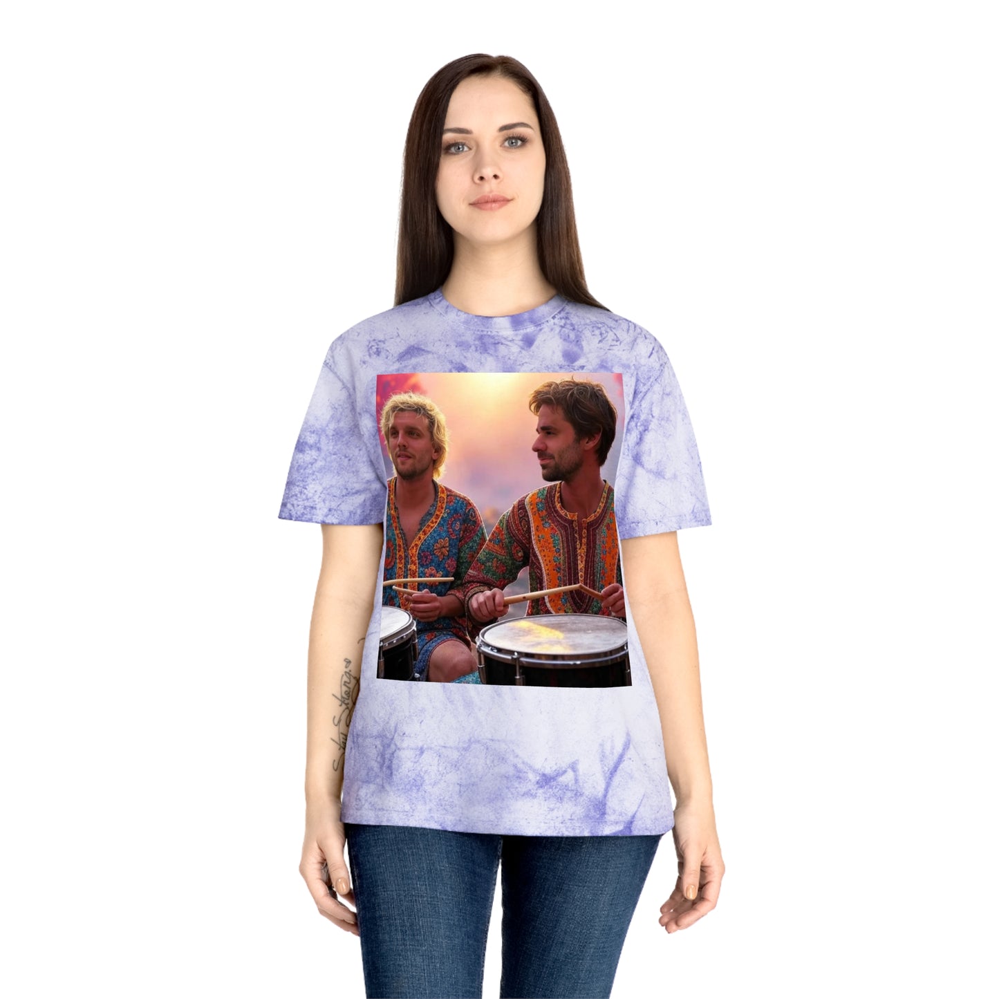 Color Blast Drum Circle Shirt