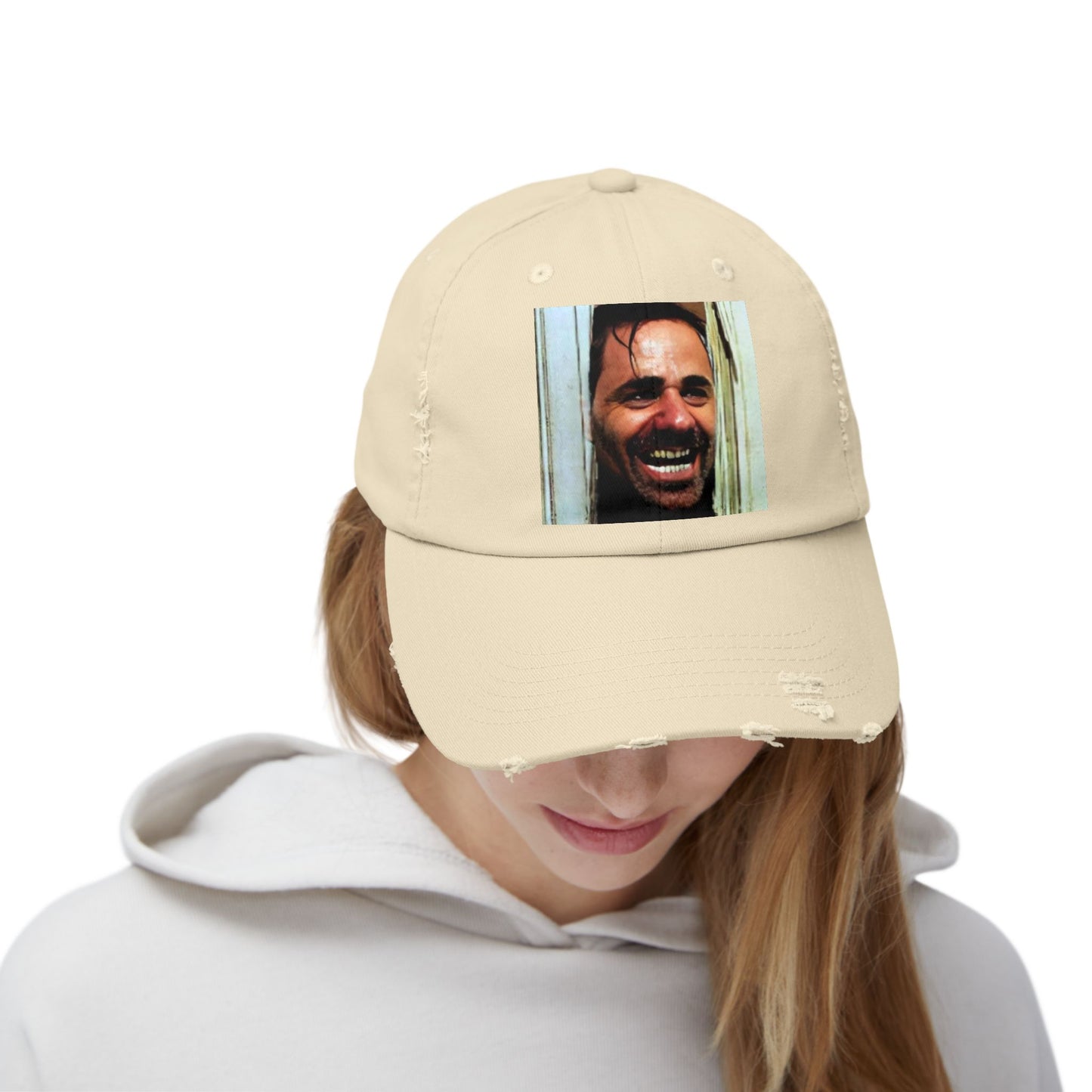 Distressed Hyena Attack Cap