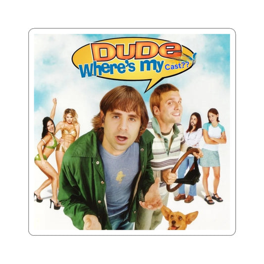 Dude Where's My Cast? Commemorative Stickers