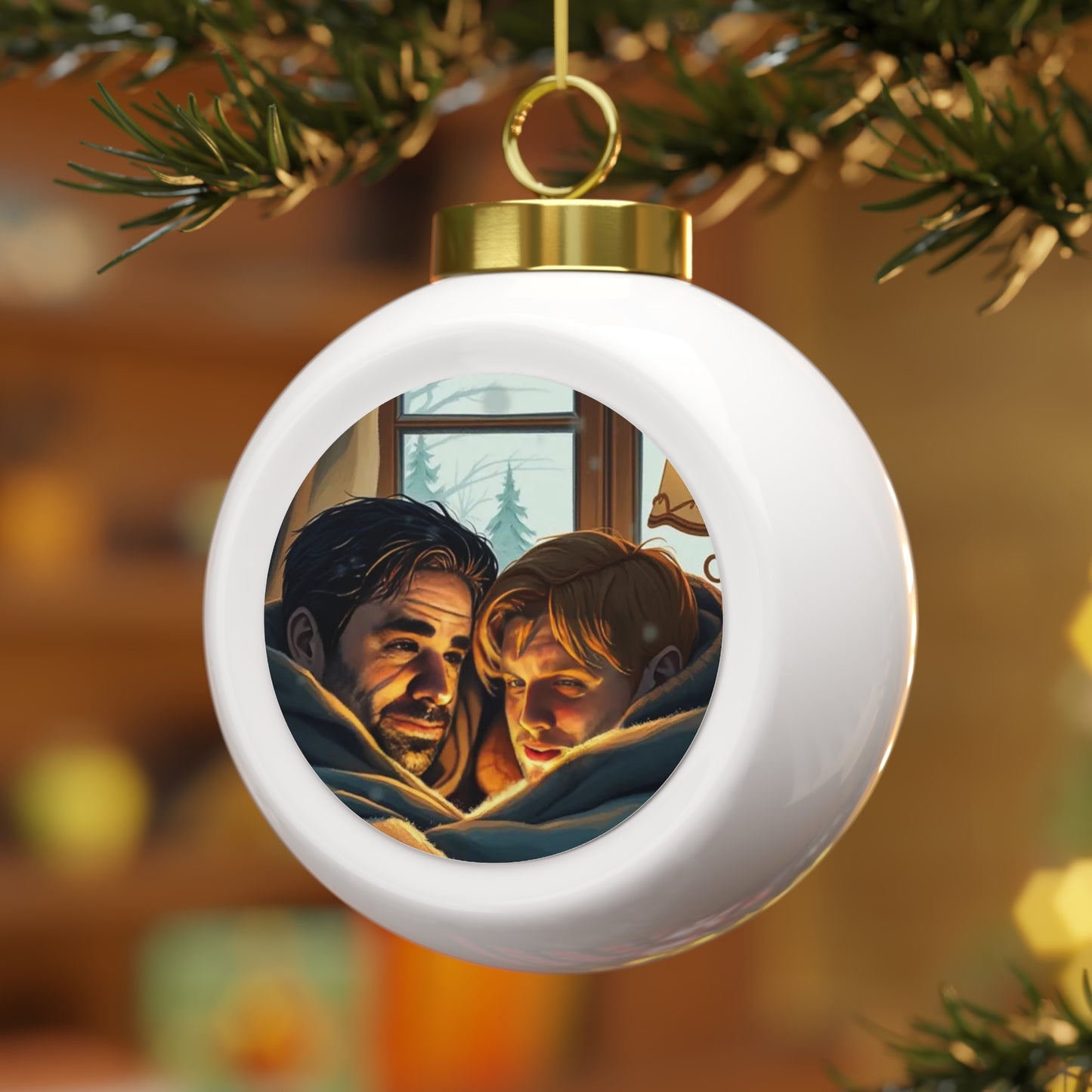 Cozy Christmas Ornament