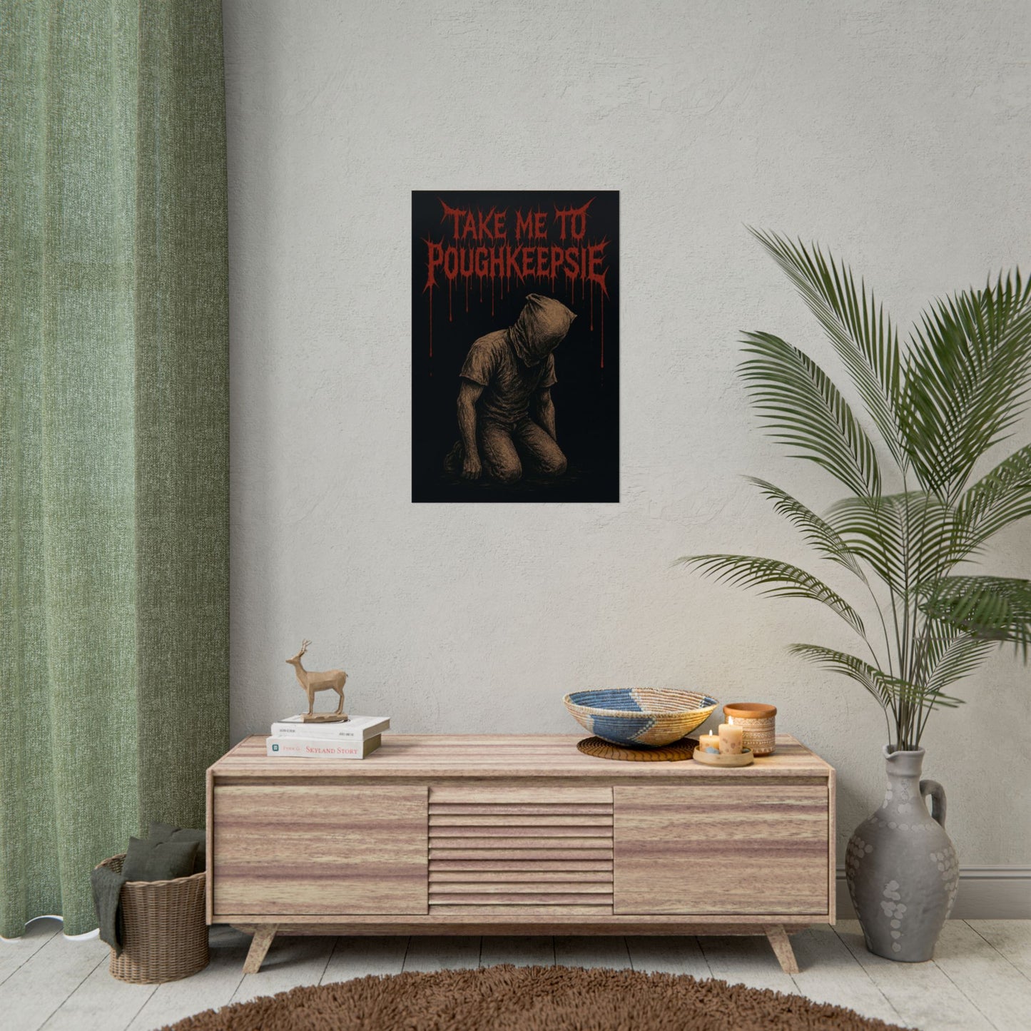 Dark Themed Rolled Poster - "Take Me to Poughkeepsie"