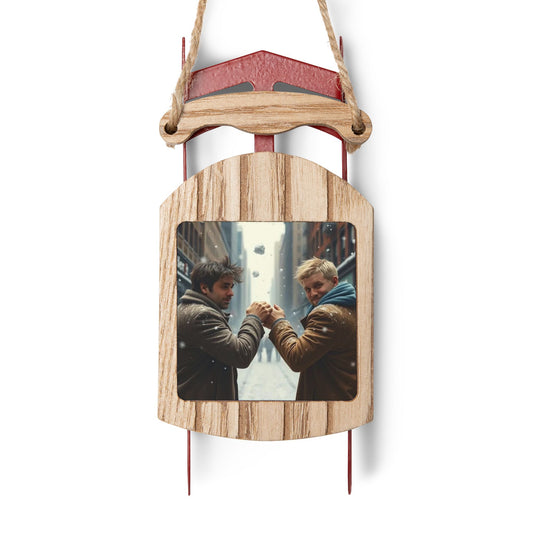 Snowstorm Sled Ornament