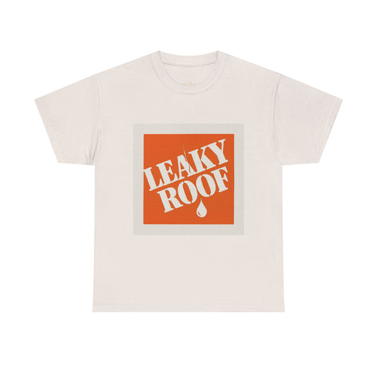 Leaky Roof Grey Tee