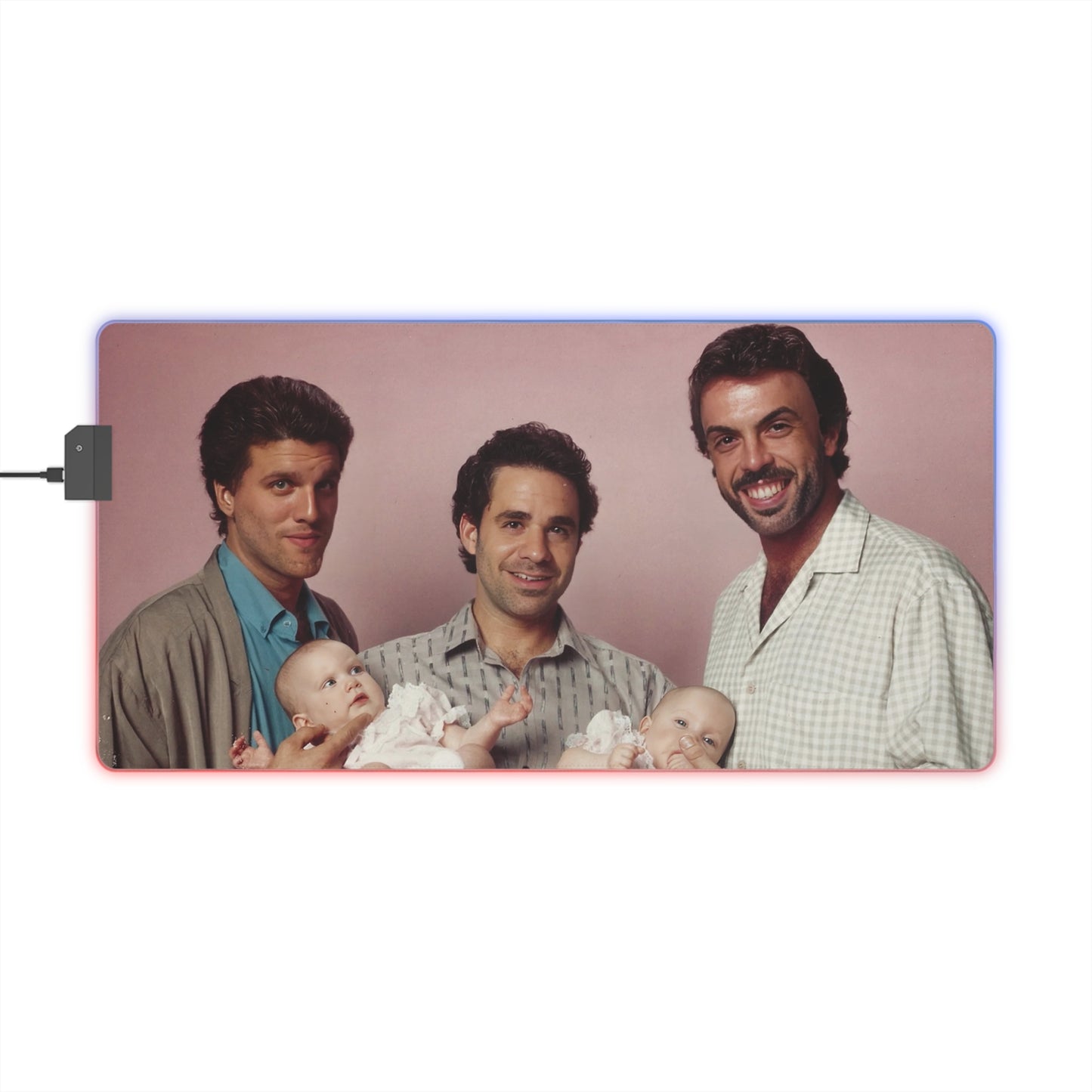 3 Men LED Gaming Mouse Pad
