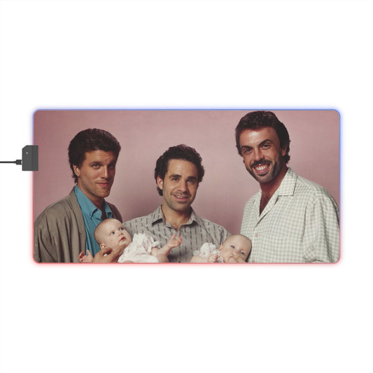 3 Men LED Gaming Mouse Pad