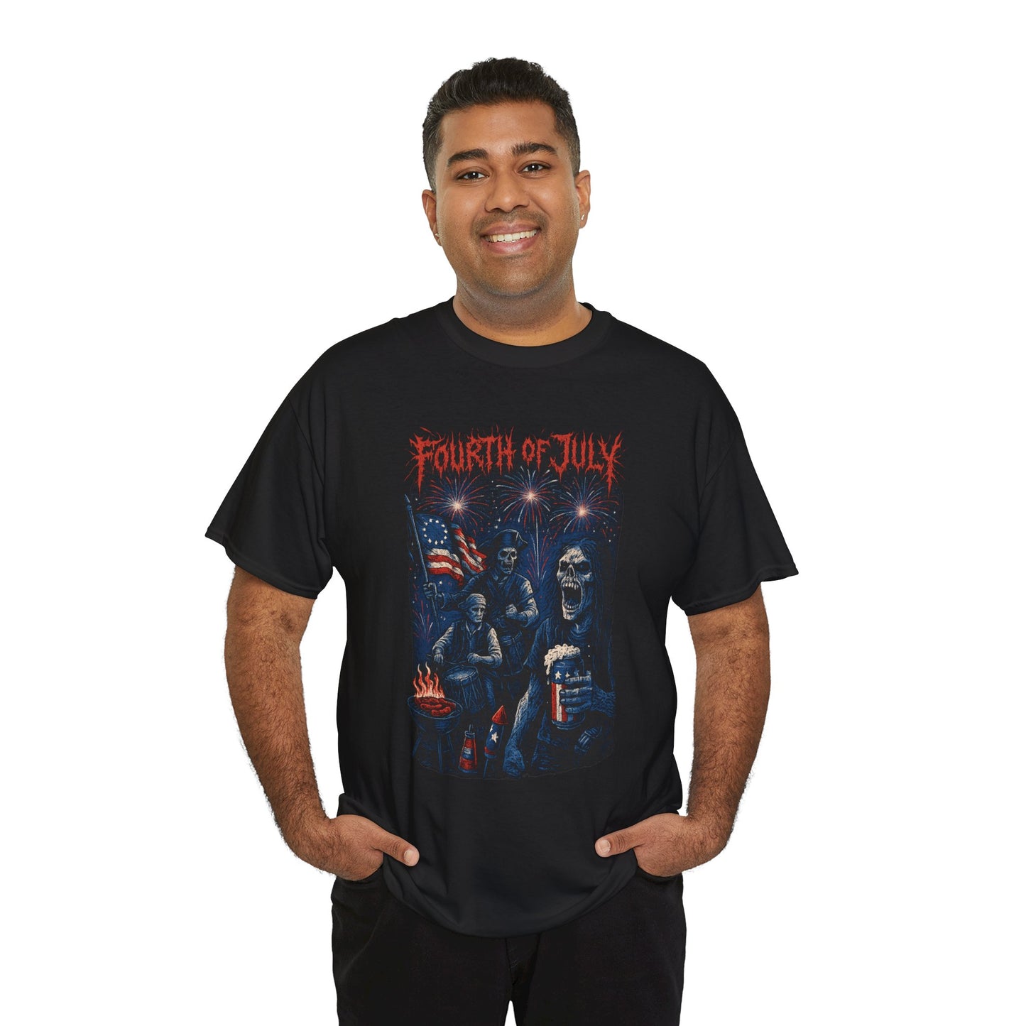The Fourth of July is Metal! (Black Tee)