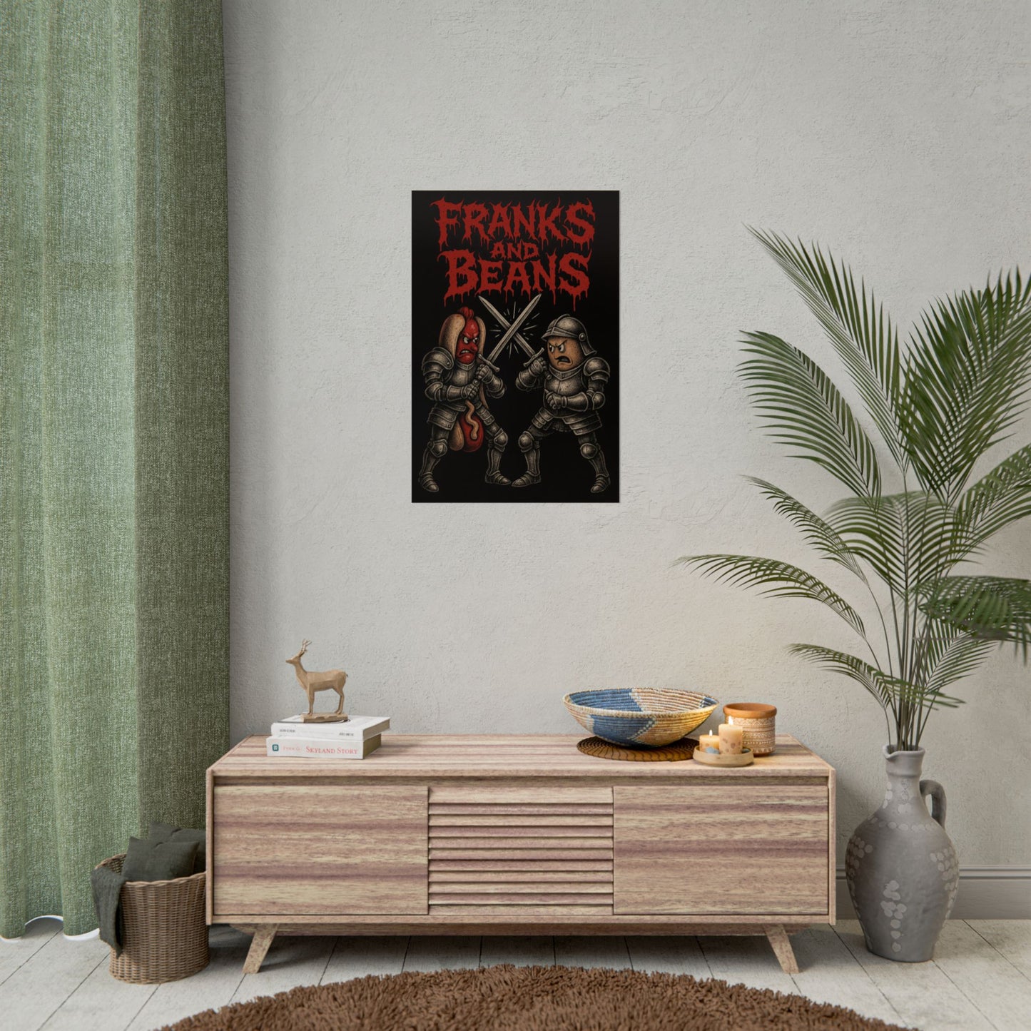 franks and beans poster