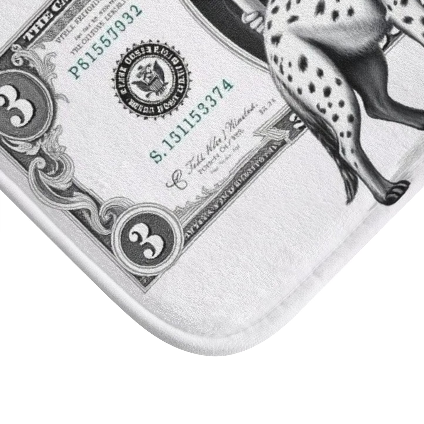3 Dollar Bill Bath Mat