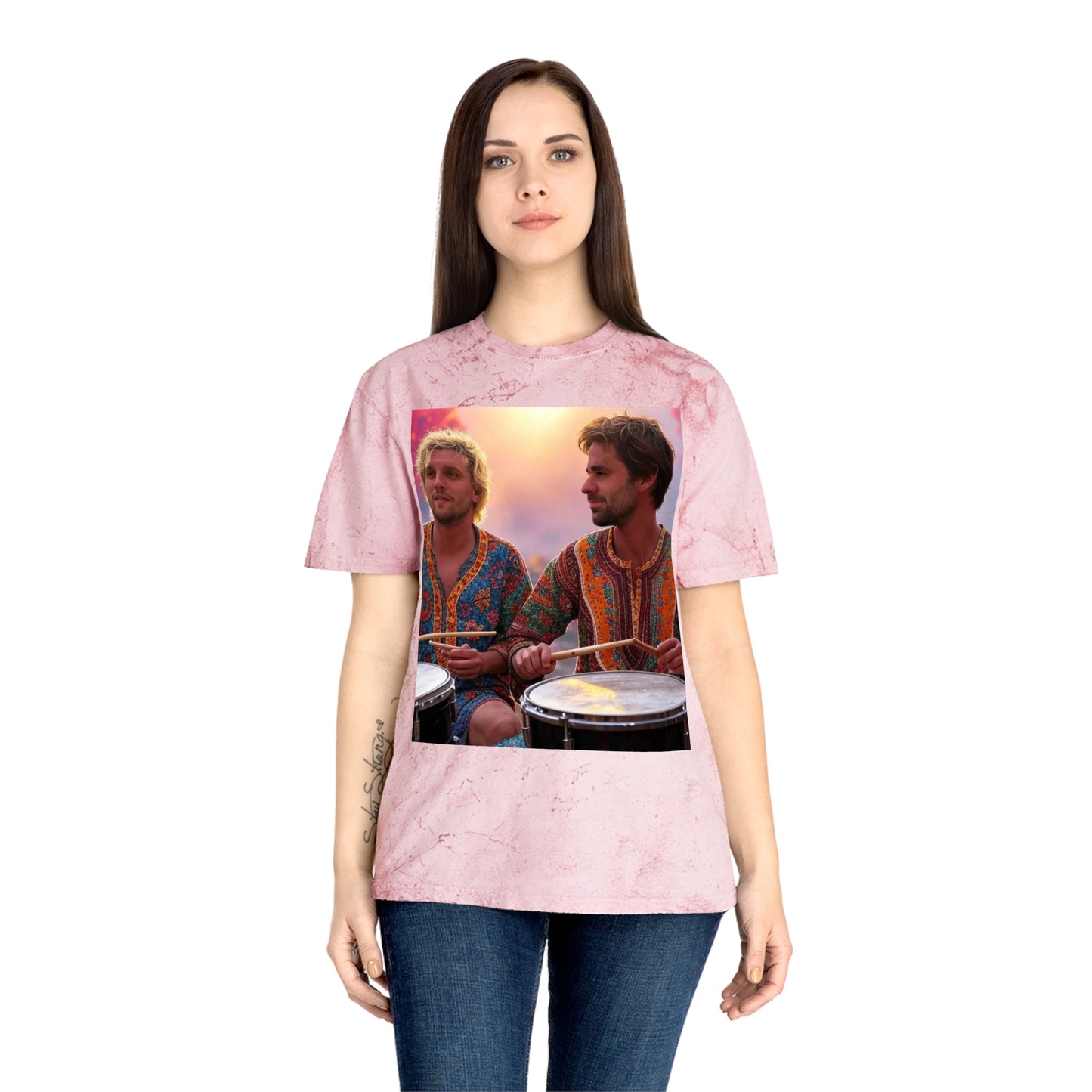 Color Blast Drum Circle Shirt