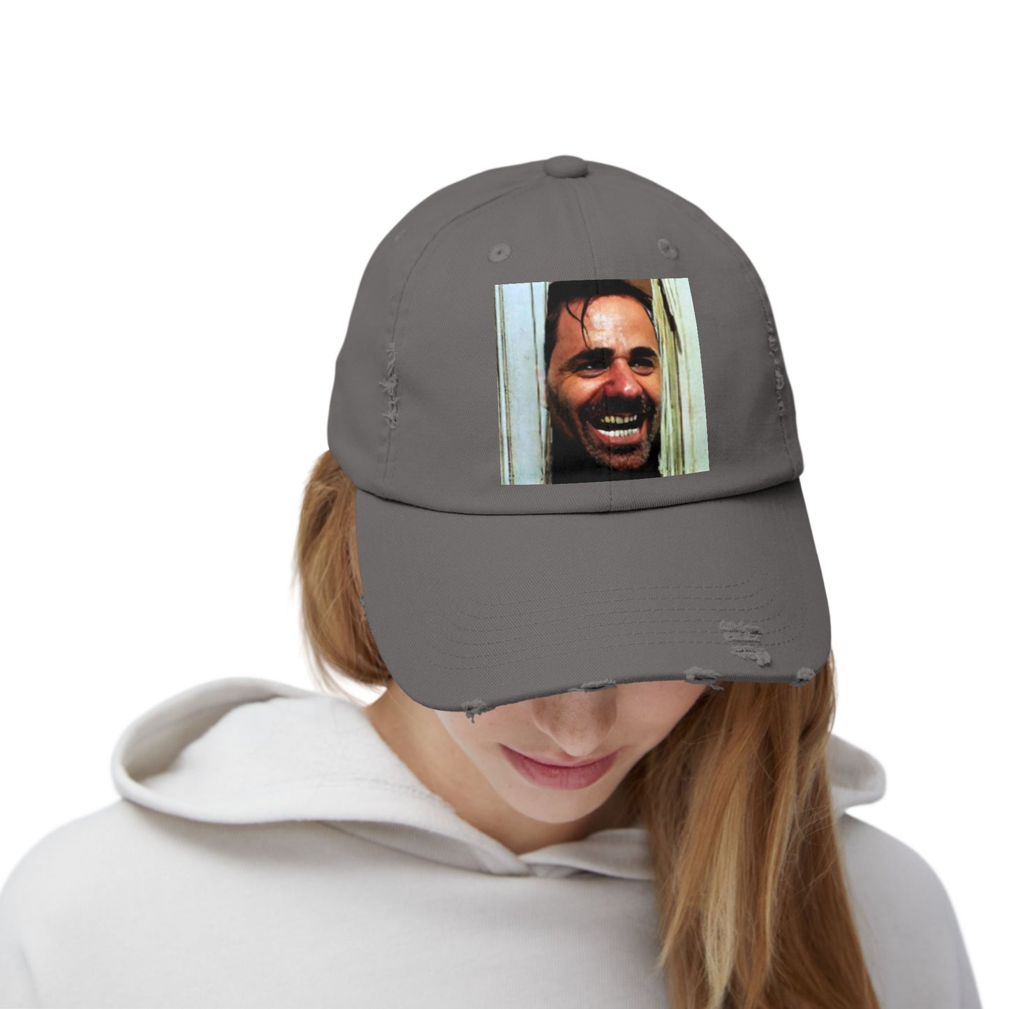 Distressed Hyena Attack Cap