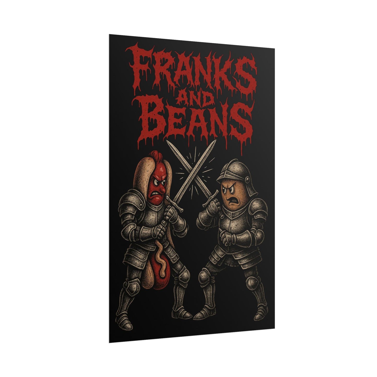 franks and beans poster
