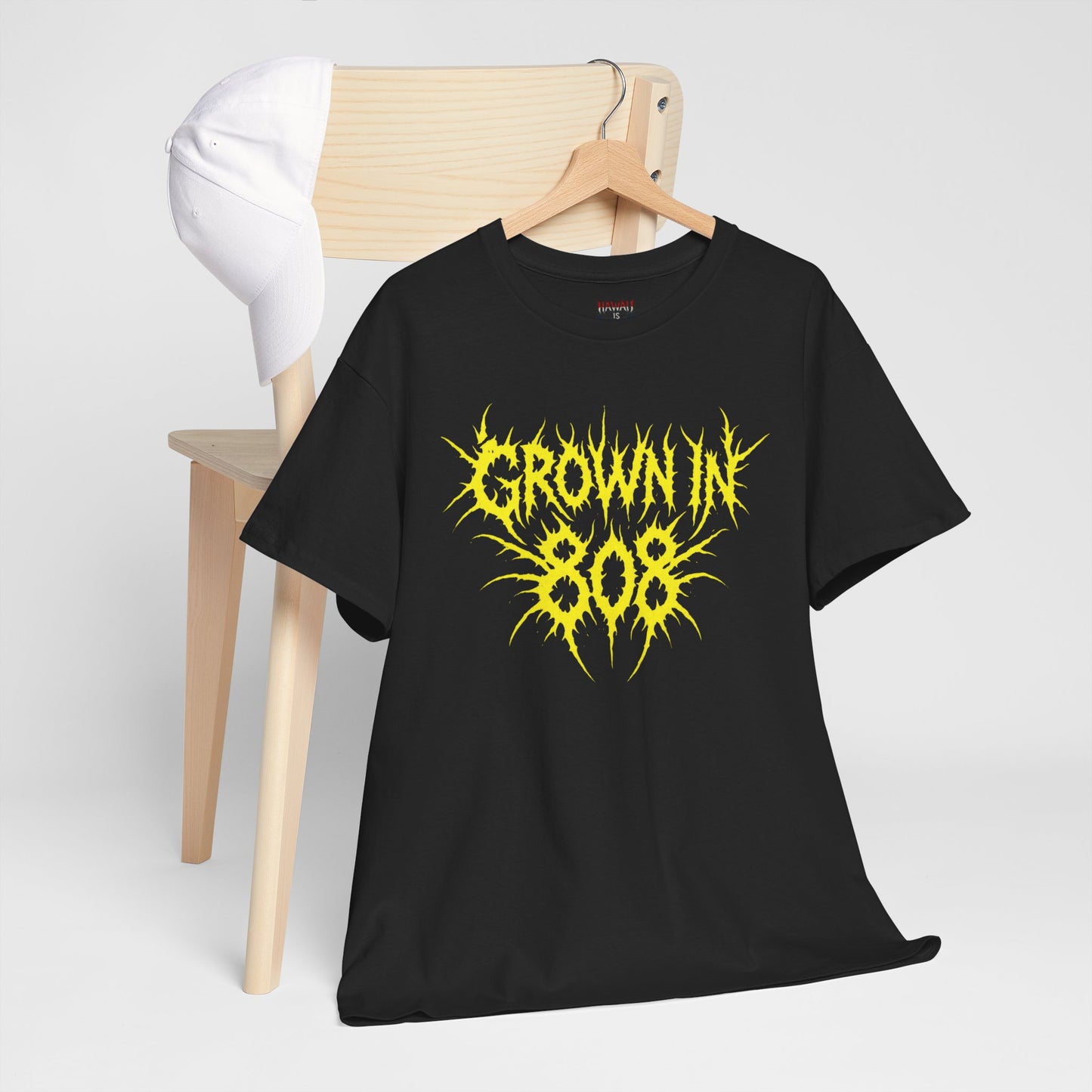 Grown in 808 in Yellow Tee