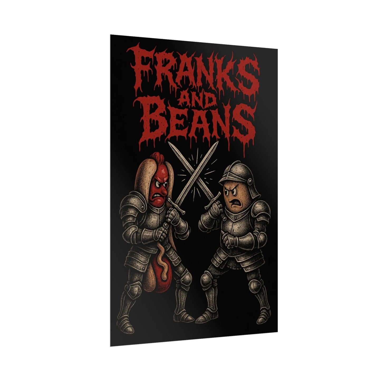 franks and beans poster